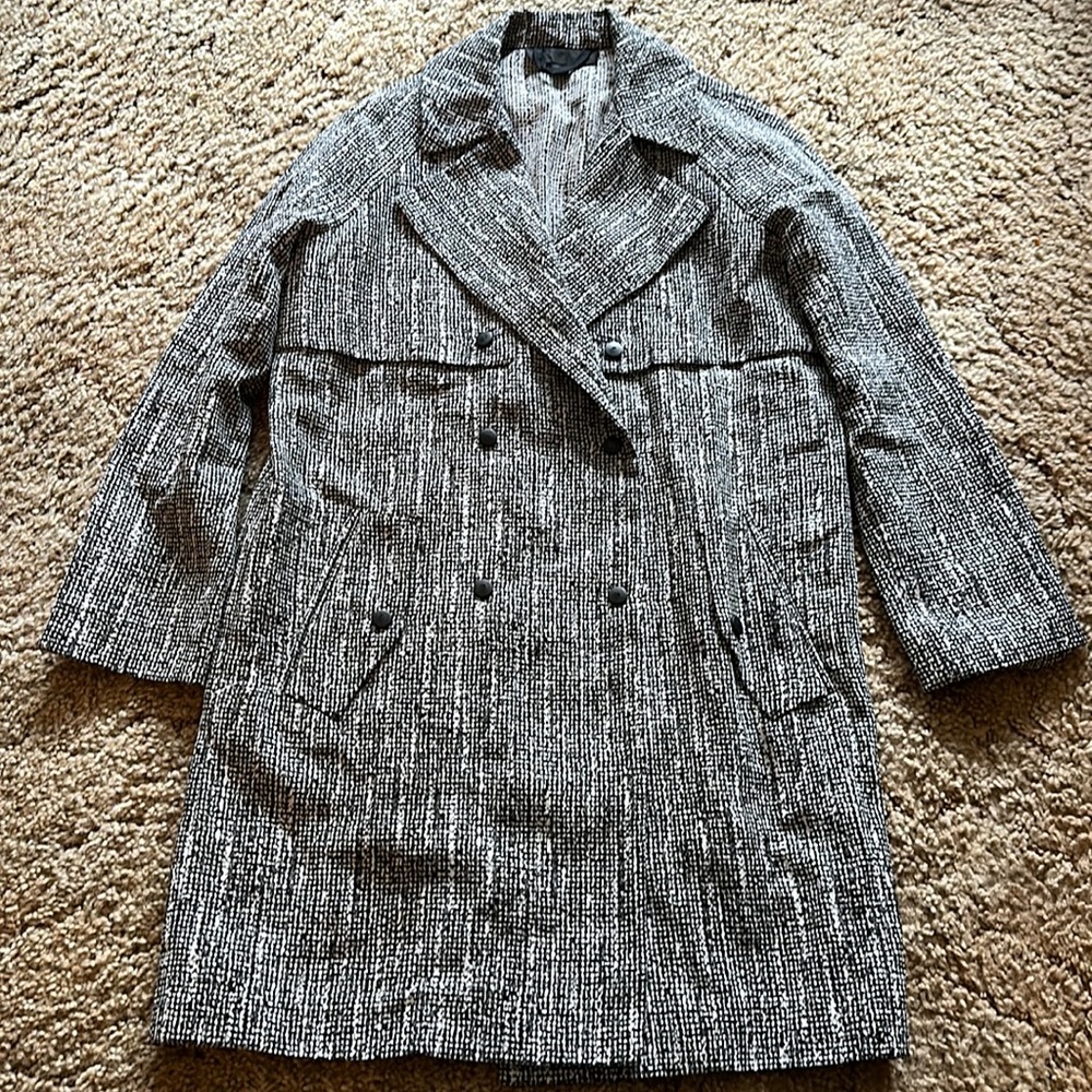 Topshop black and white jacket